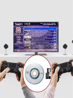 SD2SP2 Adapter and TF Card Reader for Nintendo GameCube + Swiss Boot Disc Mini DVD