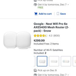 Nest WiFi Pro 6e