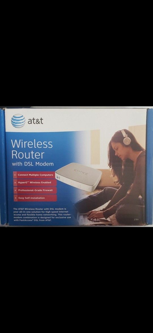AT&T Router with Modem Inculded