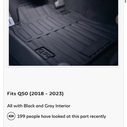 Q50 All Weather Mats - New - Set of 4