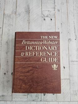 The New Britannica Webster Dictionary & Reference Guide 1988