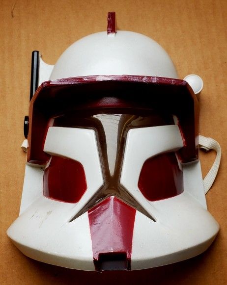 Star War: Red Clone Trooper - Commander Plastic Mask