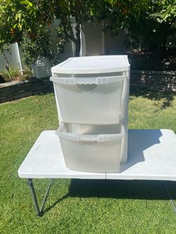 Sterlite 18”x 22”x 26” 2 Drawer Storage