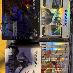 Lots of pokemon and mtg final fantasy 