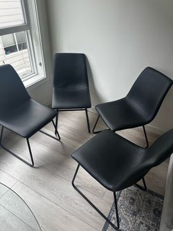 Black Dining Chairs (set of 4)