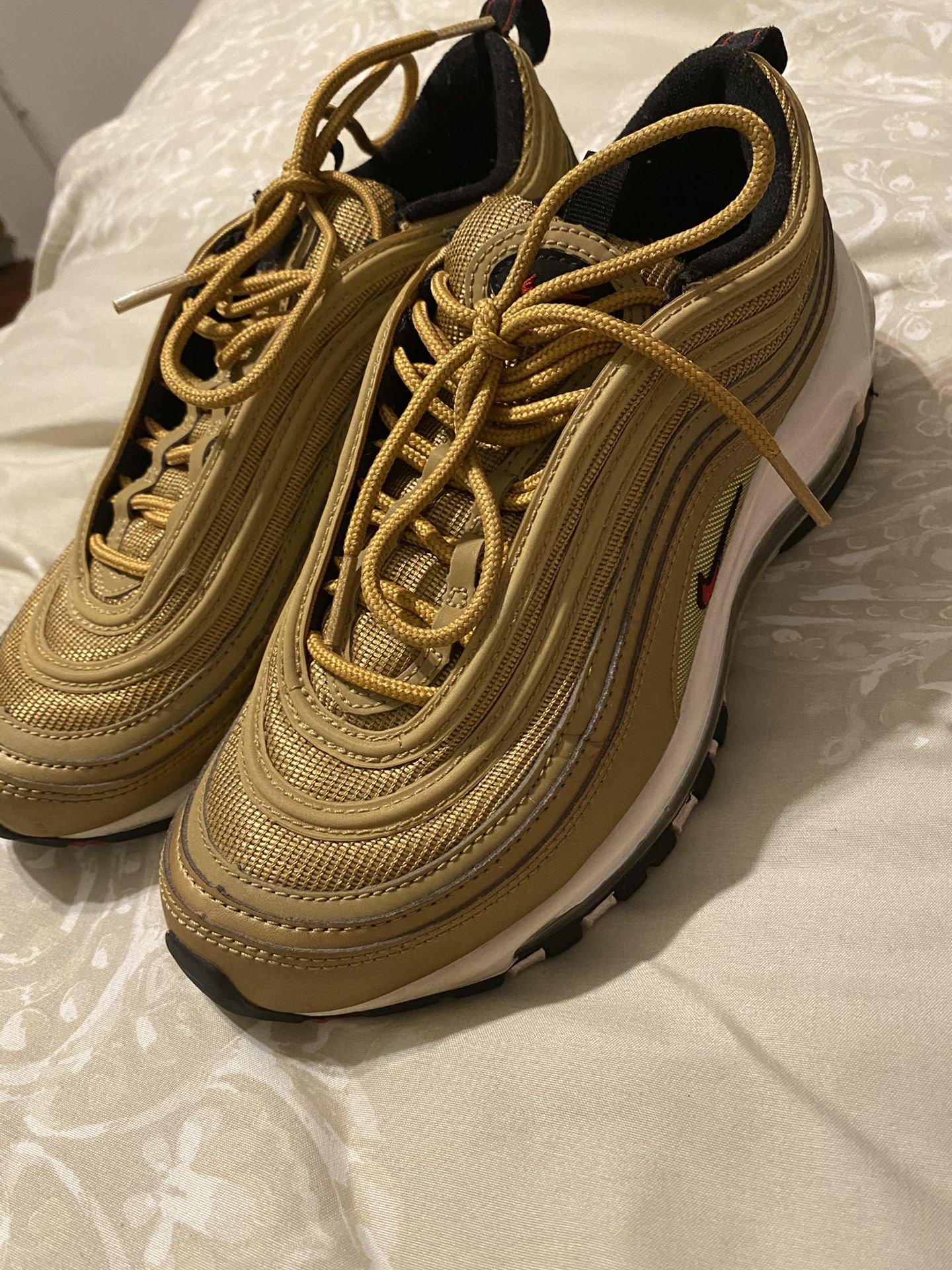 HOT Qs Metallic Air Max Qs Gold Women NIKE Air Max 97 OG QS