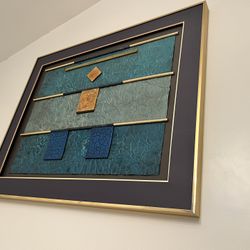  Vintage mid century modern wall picture