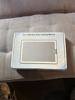 Car mirror with 3 mode led light change