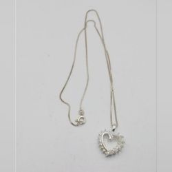 Heart Necklace 925, Sterling Silver