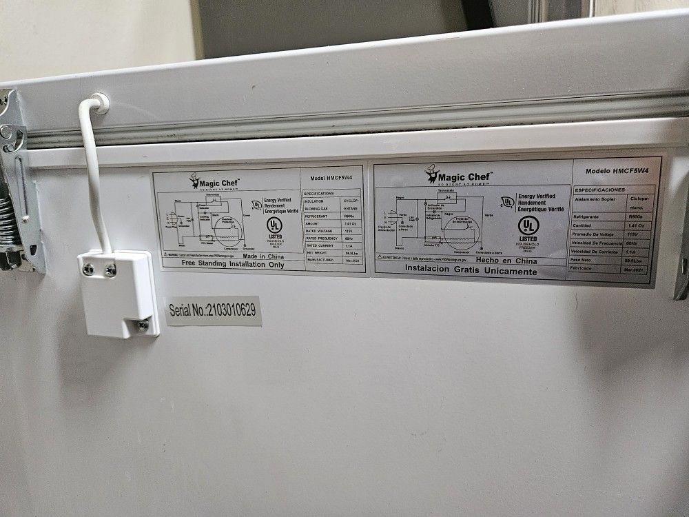 Working Deep Freezer