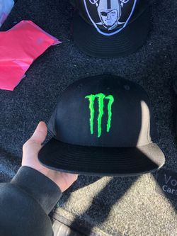 Monster Energy Black Snapback Hat