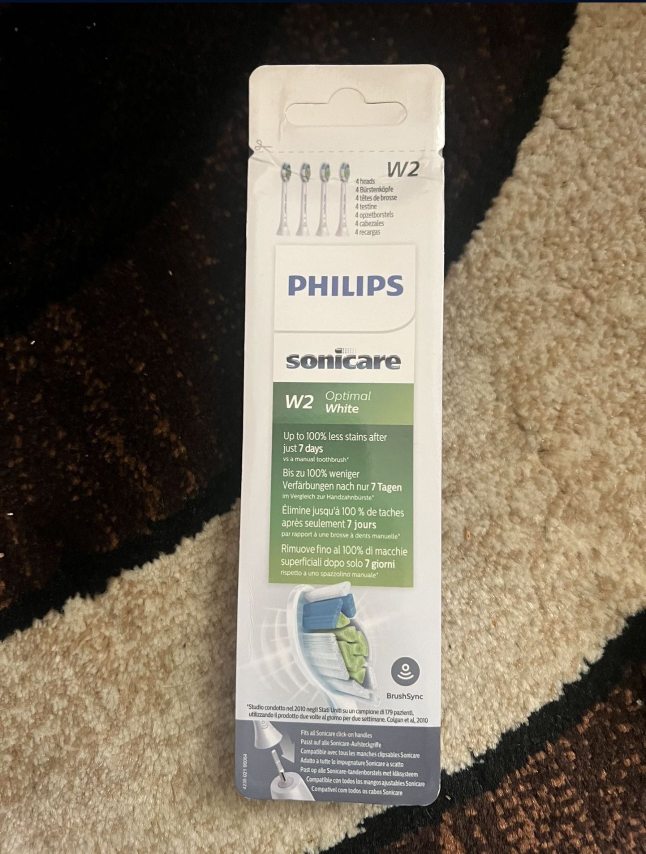 PHILIPS Sonicare Diamond Clean 4 Brush Heads HX6064