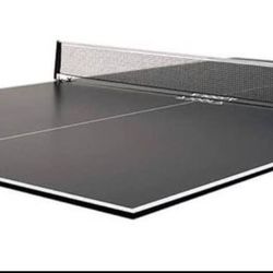 JOOLA Table Tennis Conversion Top with Net Set - Full Sized MDF Ping Pong Table Top for Pool Table -