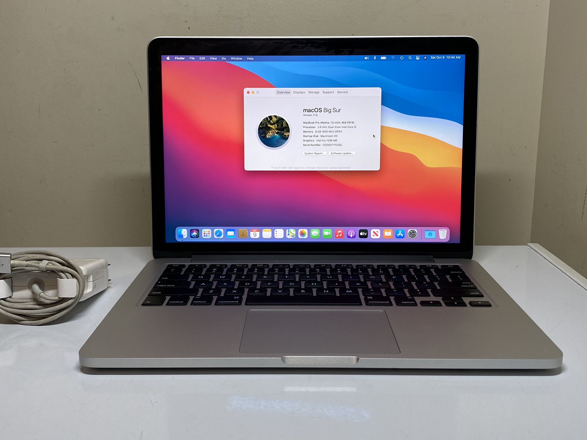 Apple MacBook Pro A1502 | Retina | 13.3” | Mid 2014 | Core i5 | 8GB RAM | 251GB SSD | macOS Big Sur 11.6