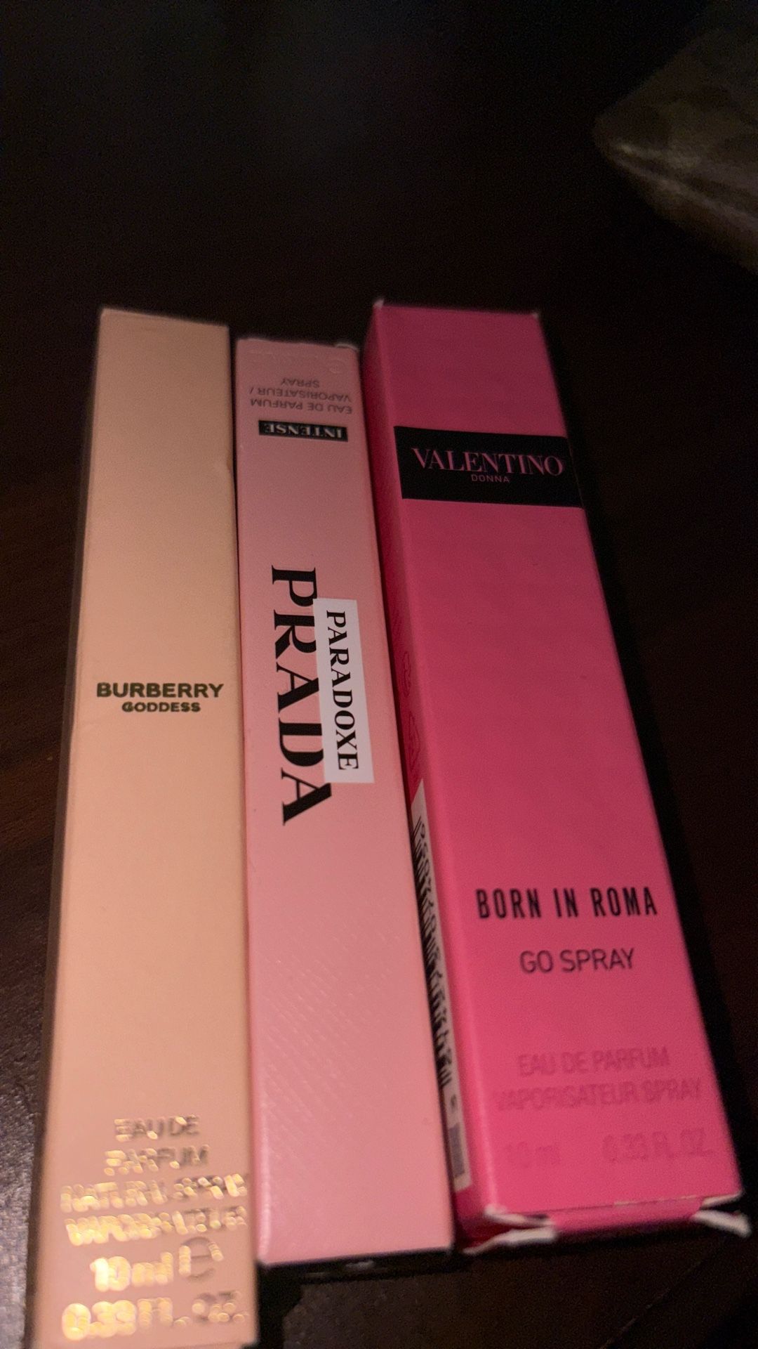 Burberry,paradoxe Prada, Valentino