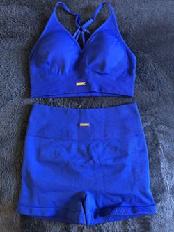 Cute Spandex Two Piece Outfit 