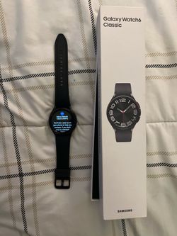 Samsung Galaxy Watch6 Classic (43mm) LTE + Bluetooth (SM-R955U) - Black/Black
