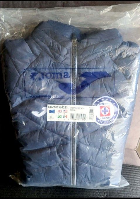 Chamarra Joma Del Cruz Azul, Original, Medida (S), Solo Venta Local