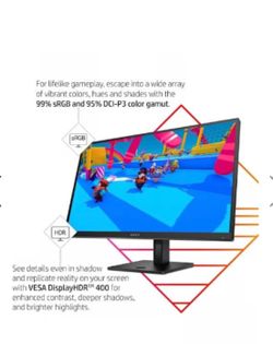 🔥 HP OMEN 27k UHD 144Hz Gaming Monitor, 4K UHD Display (3840 x 2160)🔥