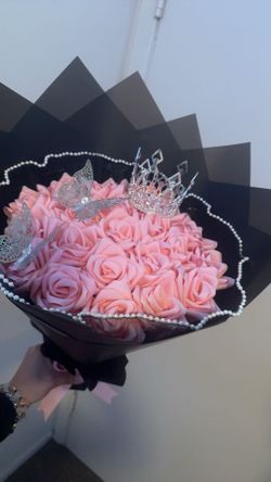 Pink Eternal Rose Bouquet