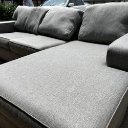 Grey L Shaped Sectional 