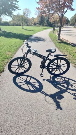 Bike - 26" Mountain Bike- Full suspension folding 21 speed bike