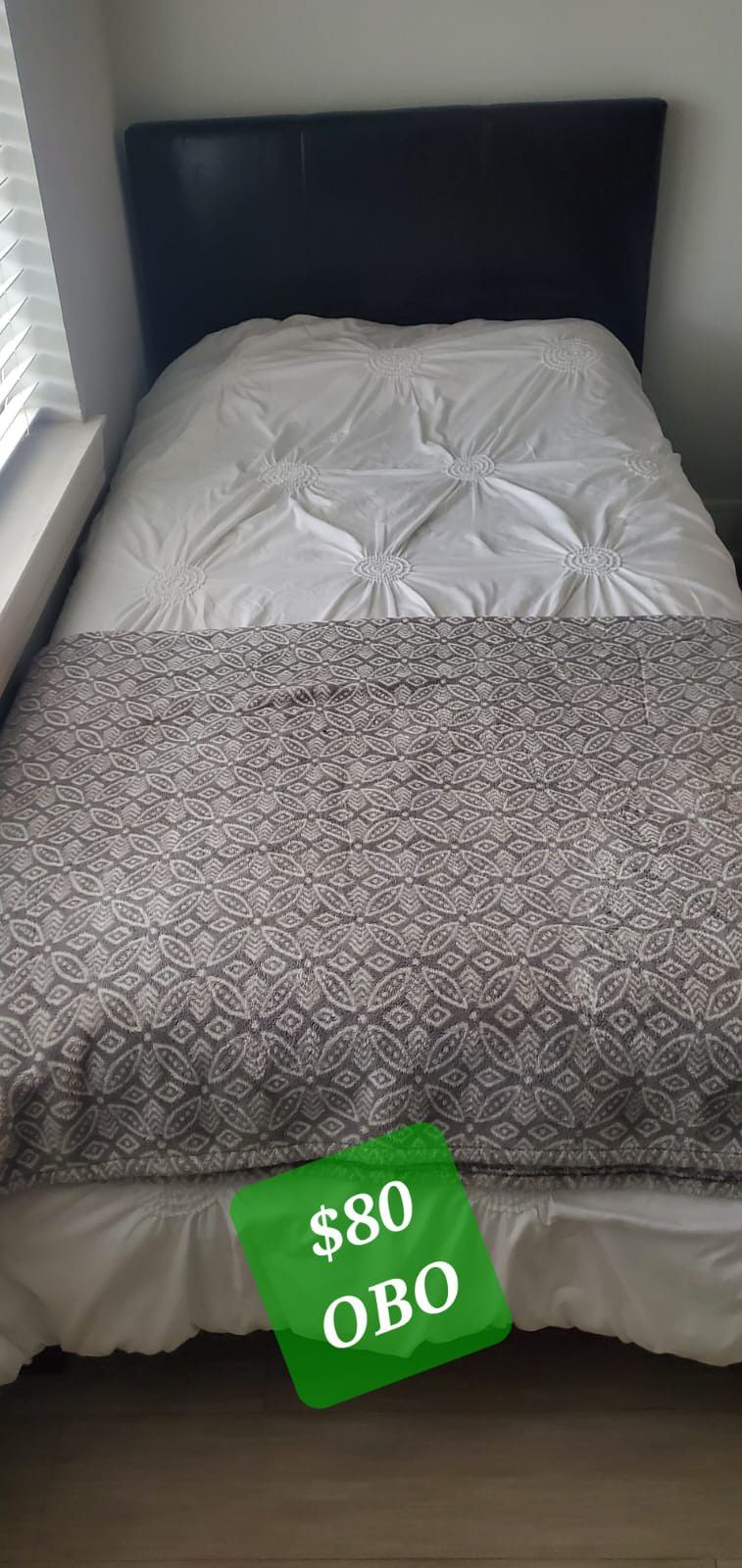 Twin Bed With mattress $50 Must Sell Today