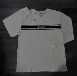 Campus Cotton Long-Sleeve Pink Tee