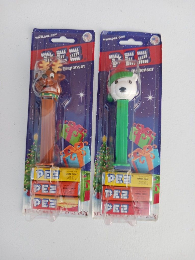Vintage Christmas Pez Dispensers
