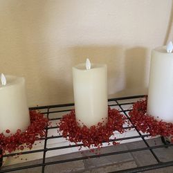 6 Red Jewel Candle Ring 