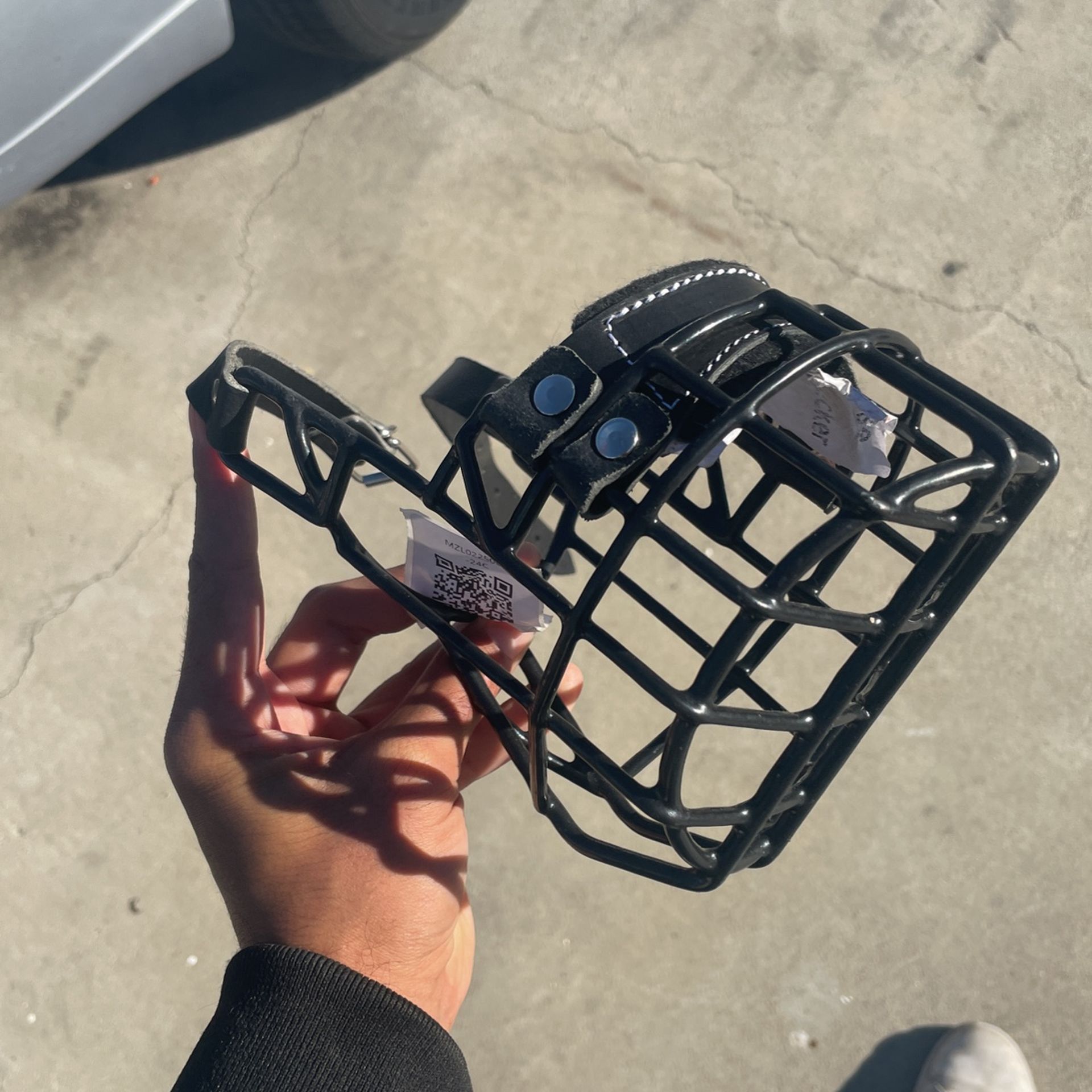 Leerburg Polymer Coated Wired basket Dog muzzle