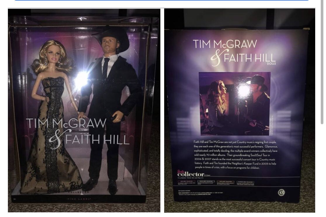 Tim McGraw and Faith Hill Barbie NIB