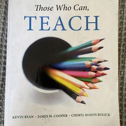 Those Who Can, Teach, 14th Edition