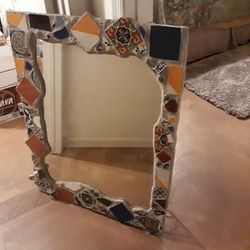 Mirrors, Oak Bear Claw Table, Songer Sewing Machine, Kirby Vacuum And Miscellaneous  Items