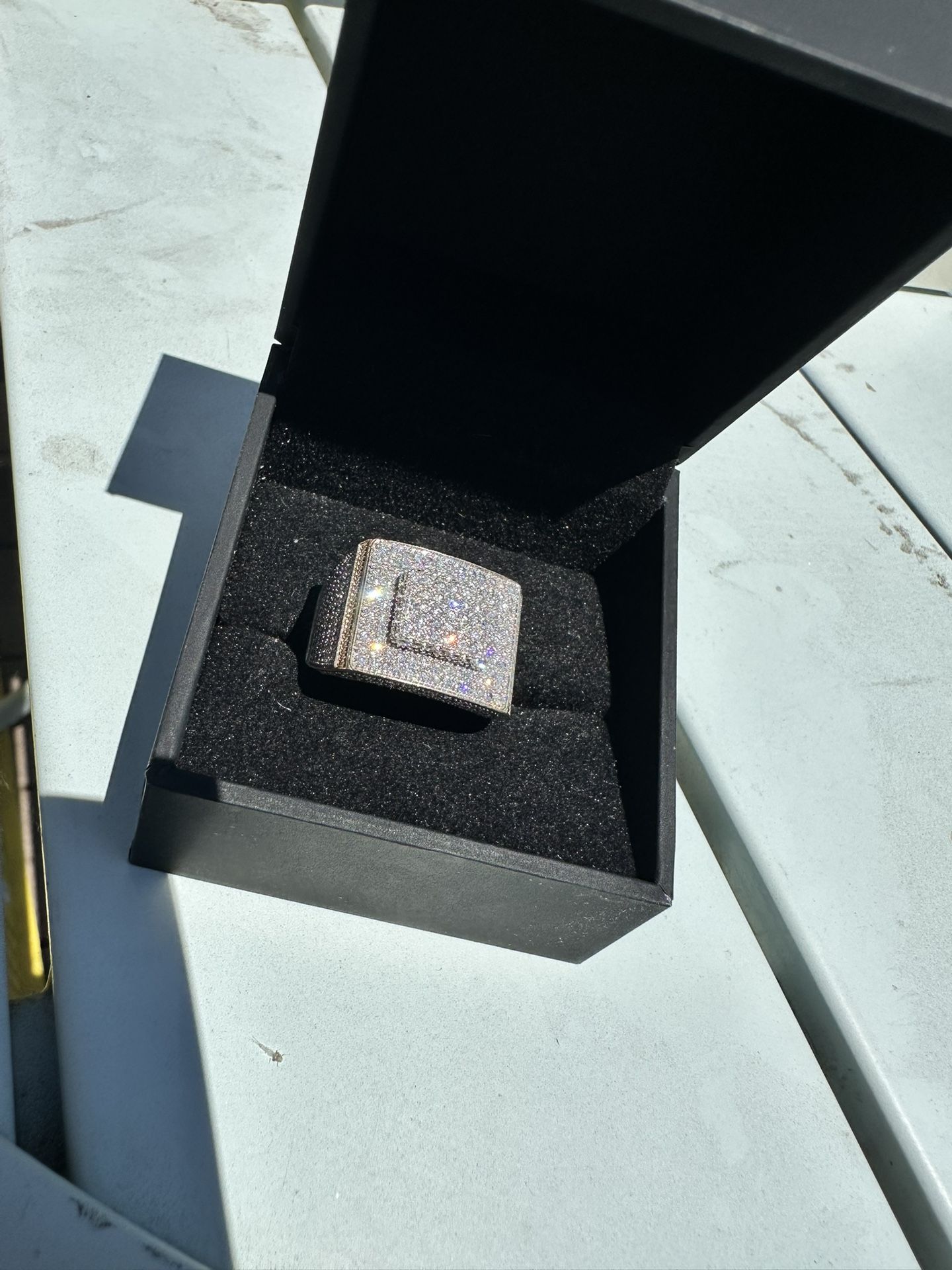 10 K Diamond Ring