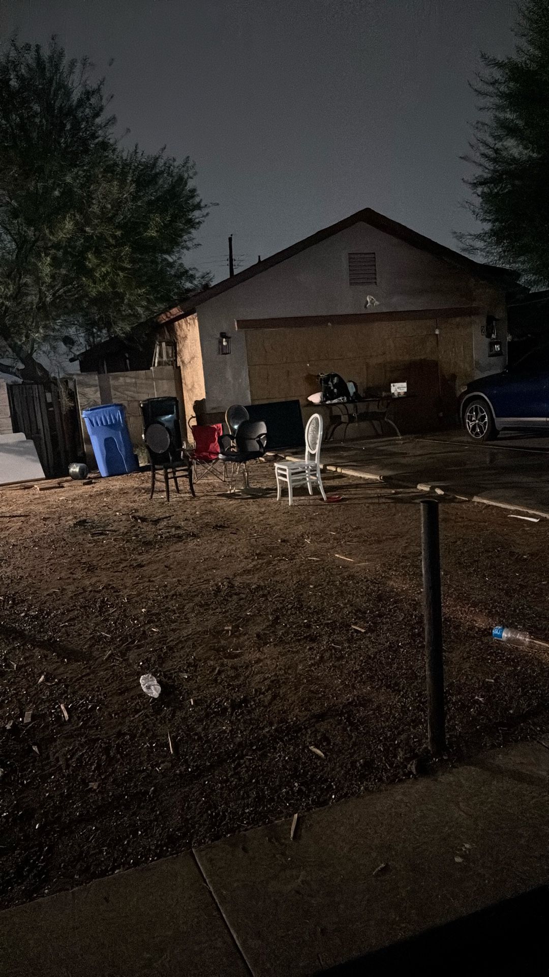 4 Chairs One Barber Chair