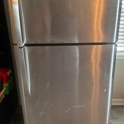 Stainless Top And Bottom Fridge ($250)