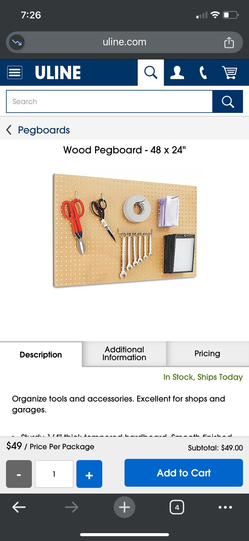 Pegboard
