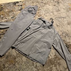 Grey Lulu Lemon Pace Breaker Tracksuit 
