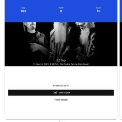 ZZ Top Tickets - Great Seats!