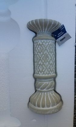 New. Candle holder. 12". $25 value
