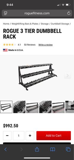 Rogue dumbbell rack