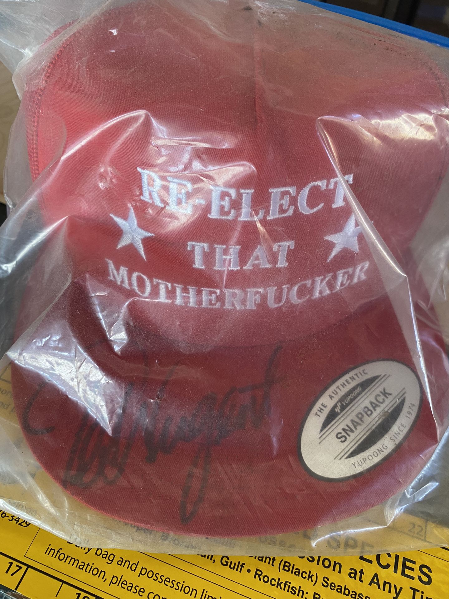 Ted Nugent Signed Make America Great Again Hat