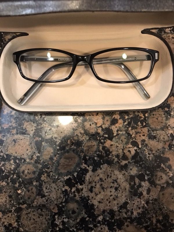 CONVERSE EYEGLASS FRAMES CHAOS 50-15-135 BLACK
