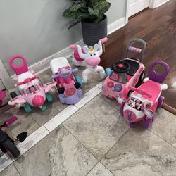 Toddler or baby ride cars $18 Each one( Read the instructions below)