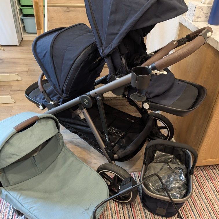 Cybex Gaselle S Single To Double Stroller (no bassinet)