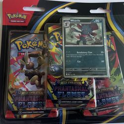 Pokémon Trading Cards Mega Evolution Phantasmal Flames Weavile