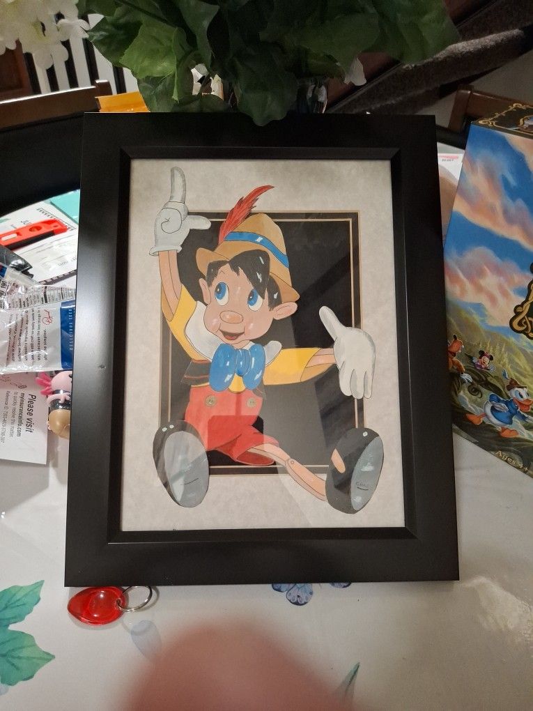 Disney Pinocchio Framed Picture