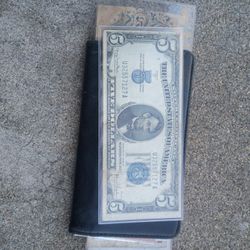 1934 D 5 Dollar Silver Certificate 