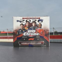 2026 Topps Chrome Formula 1 Racing Mega Box Factory Sealed